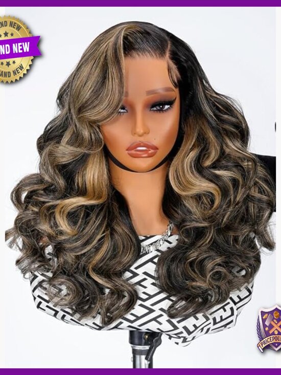 13x4 Glueless Human Hair Wig with Lace Front and Side Part main image 6